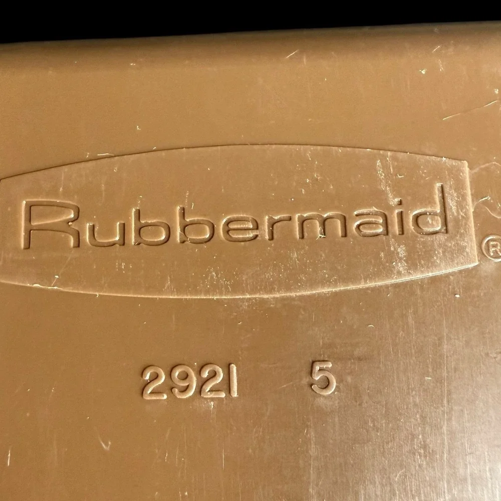 Vintage Rubbermaid Brown Tray Utensil Drawer Organizer Kitchen 9x13 2921‎